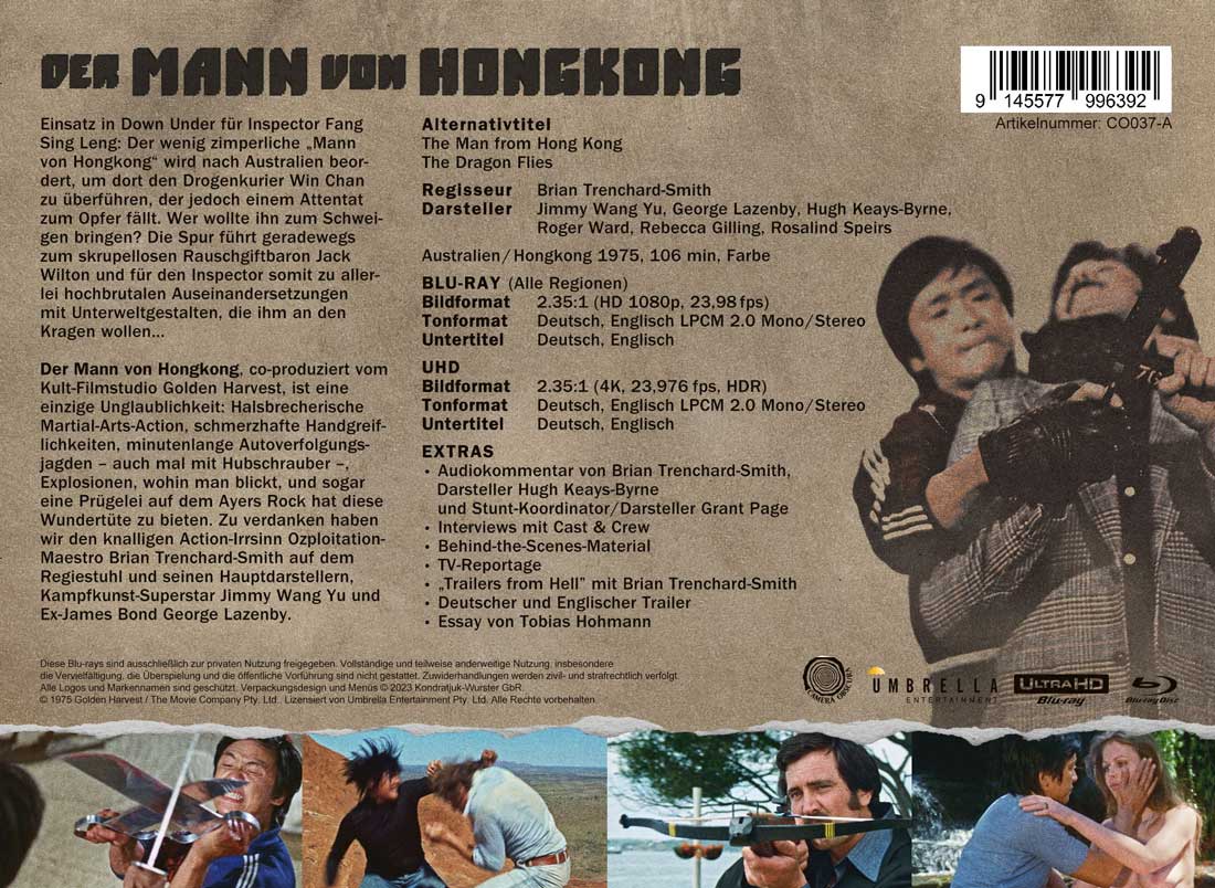 Der Mann von Hongkong (Cover A)