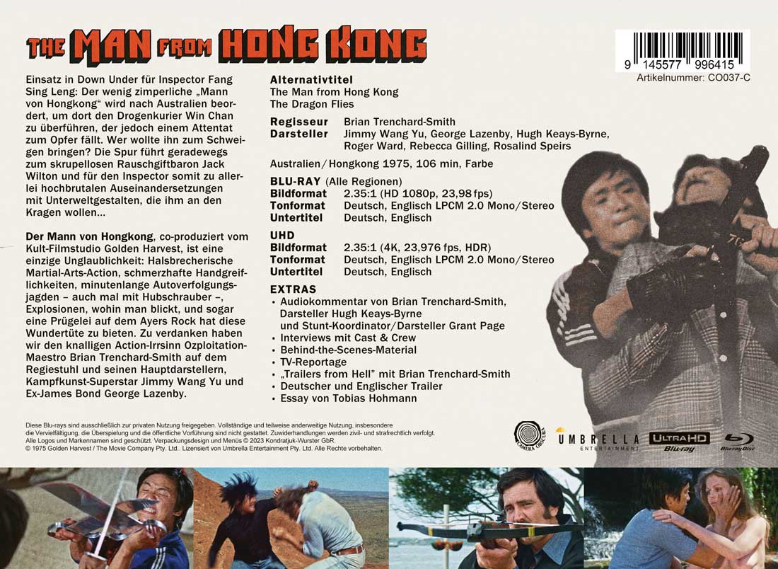 EXCLUSIV: The Man From Hong Kong (Cover C)
