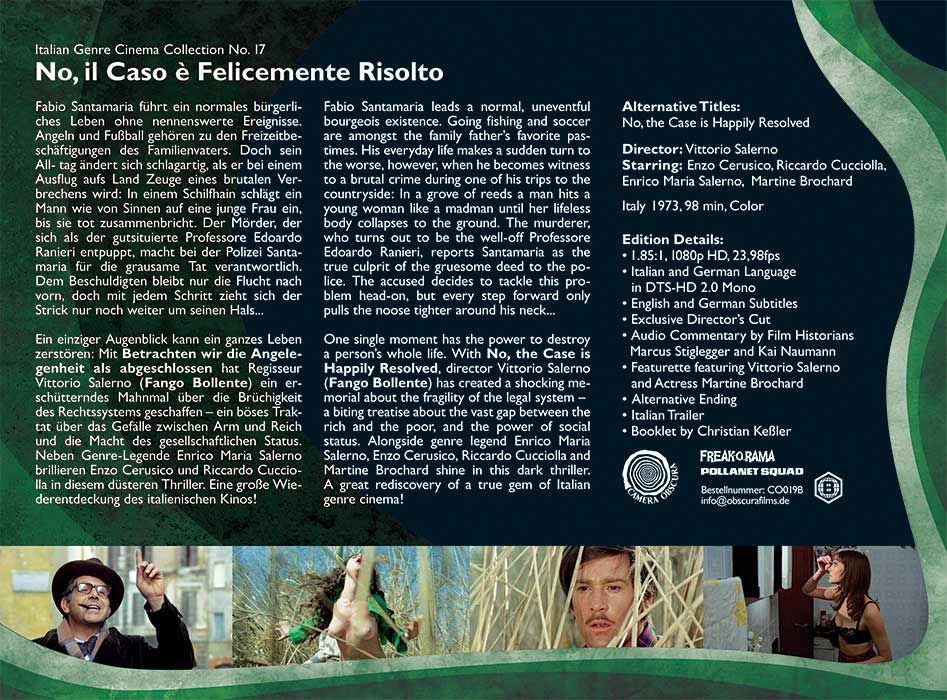 No, il Caso è Felicemente Risolto | No, the Case is Happily Resolved